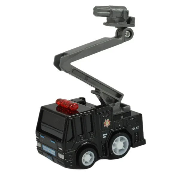 Alloy Car: Mașină de poliție în diverse versiuni 5cm imaginea 4