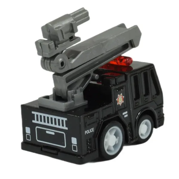 Alloy Car: Mașină de poliție în diverse versiuni 5cm imaginea 5