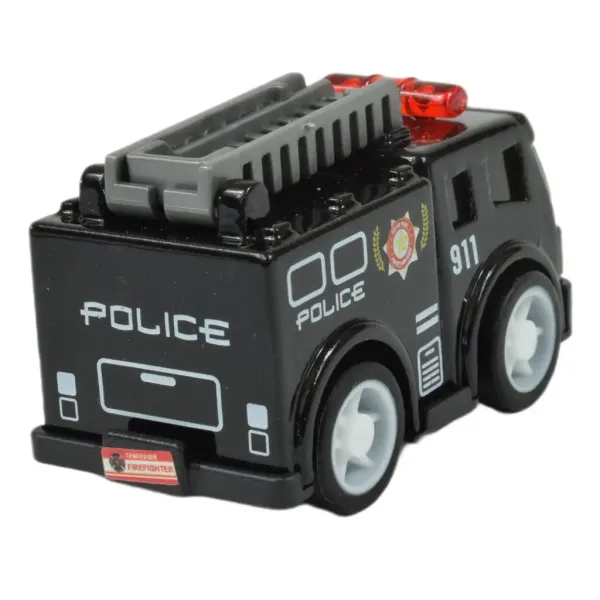 Alloy Car: Mașină de poliție în diverse versiuni 5cm imaginea 7