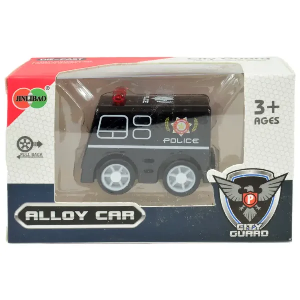 Alloy Car: Mașină de poliție în diverse versiuni 5cm imaginea 8