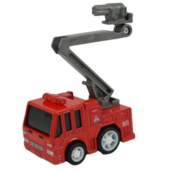 Alloy Car: Mașină de pompieri în diverse versiuni 5cm imaginea 6