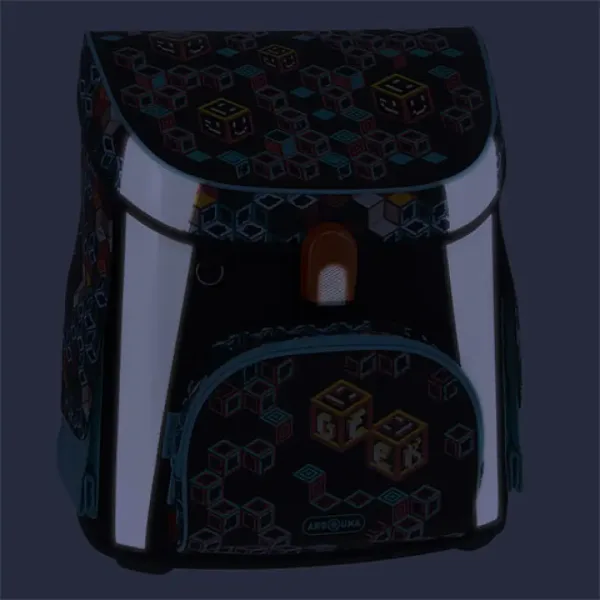 Ars Una: Geek compact rucsac, ghiozdan magnetic 33x41x24cm imaginea 3