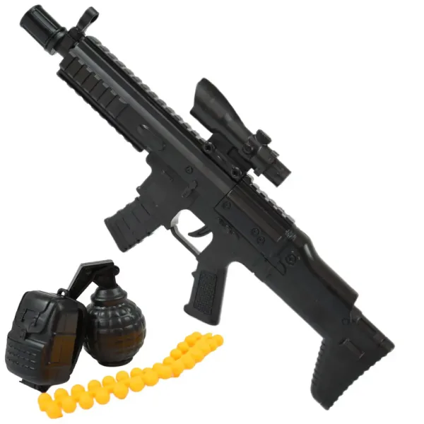 Assaul Game: Set de arme militare cu accesorii și cartușe în mai multe versiuni imaginea 2