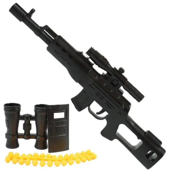 Assaul Game: Set de arme militare cu accesorii și cartușe în mai multe versiuni imaginea 3
