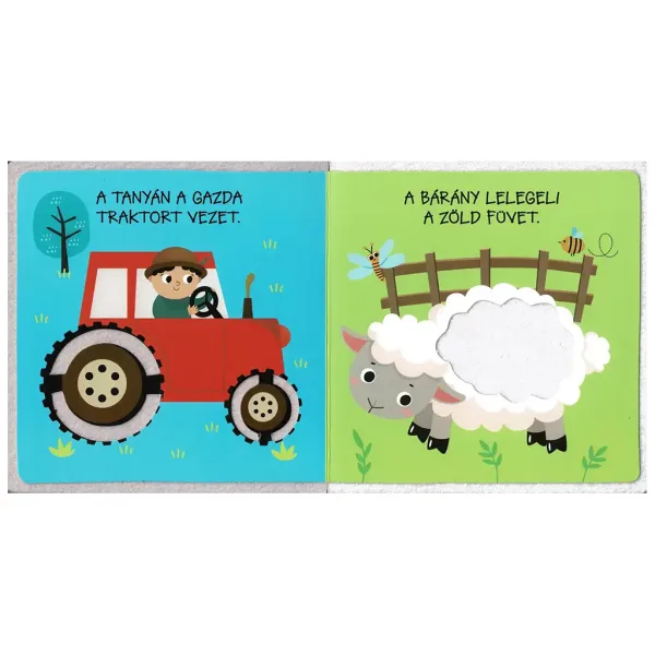 Atinge-mă! Carte de bebeluș despre fermă imaginea 2