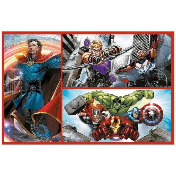 Avengers - Răzbunătorii - 2 x 70 de piese puzzle - Trefl imaginea 2