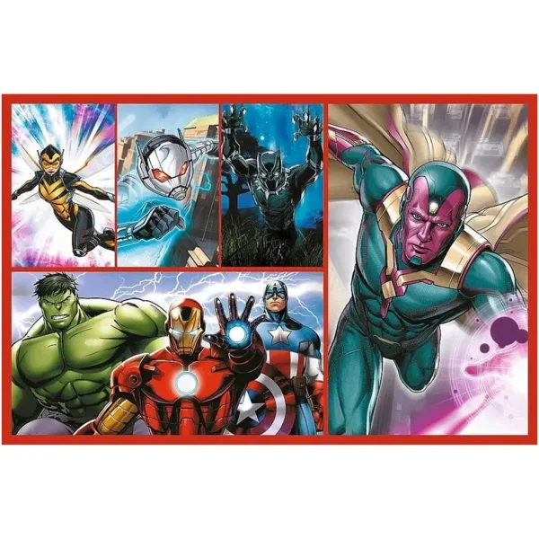 Avengers - Răzbunătorii - 2 x 70 de piese puzzle - Trefl imaginea 3