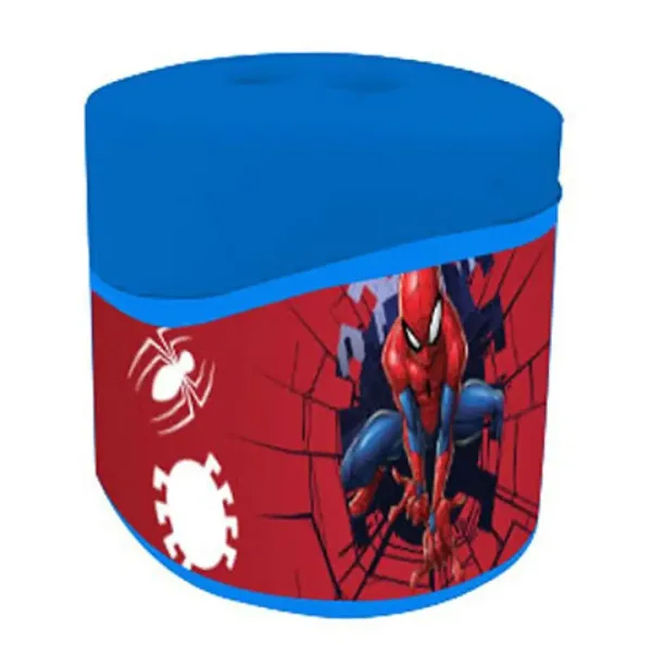 Avengers recipient din plastic ascuțitoare cu 2 găuri cu model Spider-Man imaginea 2