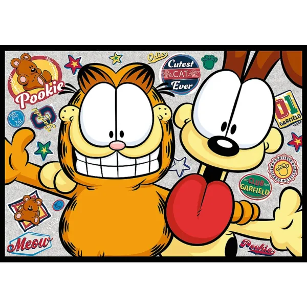 Aventurile lui Garfield puzzle de 4x250buc - Trefl imaginea 3