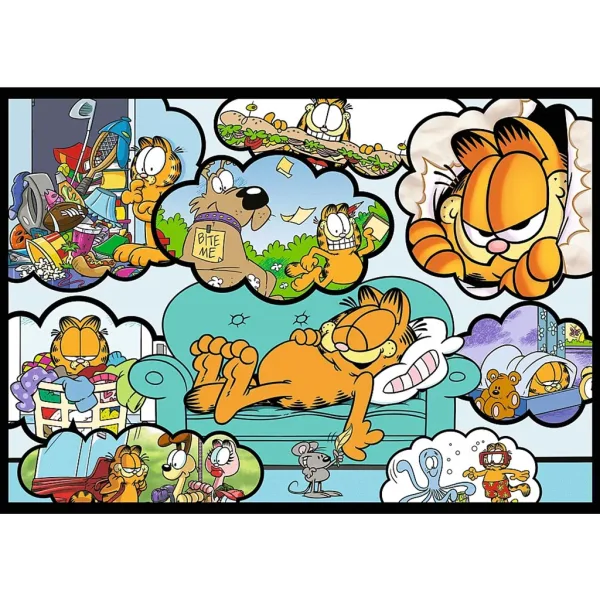 Aventurile lui Garfield puzzle de 4x250buc - Trefl imaginea 4