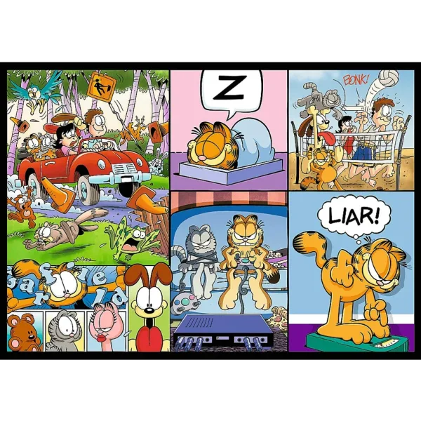 Aventurile lui Garfield puzzle de 4x250buc - Trefl imaginea 5