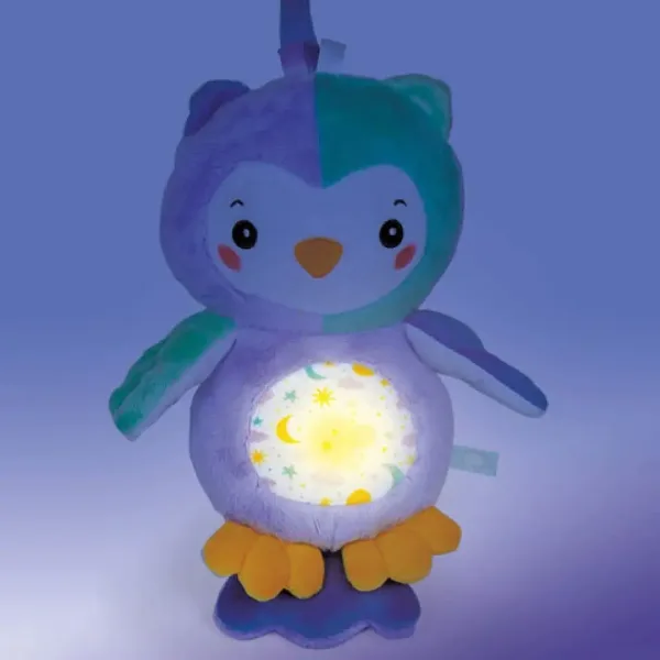 Baby bufniță pluș cu lumini - Clementoni imaginea 3