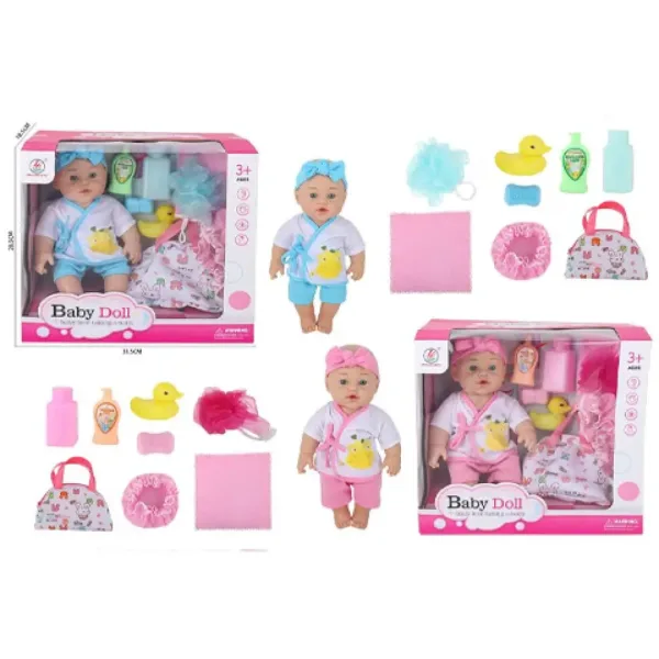 Baby Dolls păpușă nou-născută cu set de baie, două variante imaginea 2