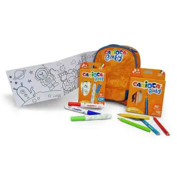 Baby rucsac cu instrumente pentru desenat 18x24 cm - Carioca imaginea 2