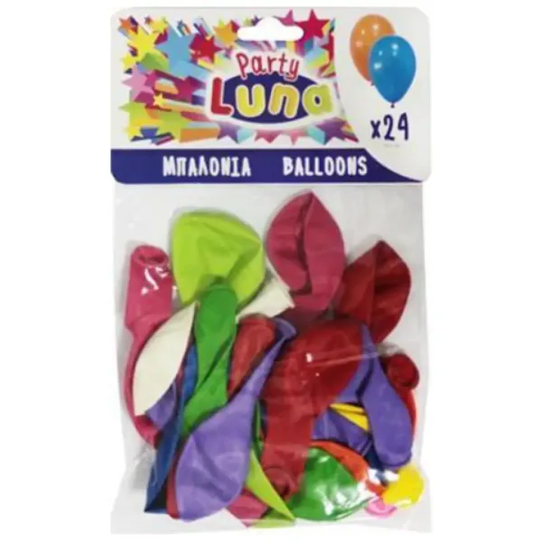 Baloane colorate pachet de 24 bucăți imaginea 1