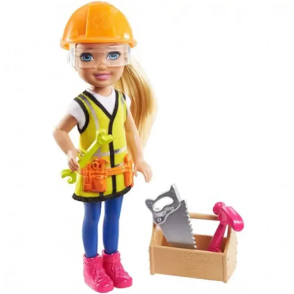 Barbie: Chelsea arhitect păpușă carieră 15cm - Mattel imaginea 2