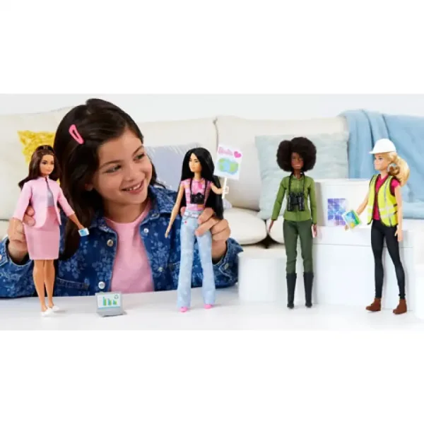 Barbie: Împreună pentru pământ păpuși de carieră 4 bucăți pachet - Mattel imaginea 4