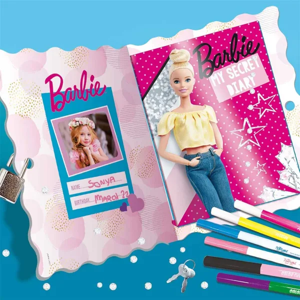 Barbie: Jurnal secret cu lacăt - Lisciani imaginea 3