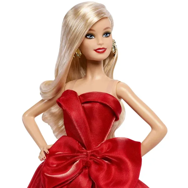 Barbie: Păpușă de colecție Holiday 2026 cu păr blond 32 cm - Mattel imaginea 2