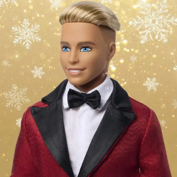 Barbie: păpușă de colecție Ken Signature Holiday 2026, 32 cm - Mattel imaginea 2