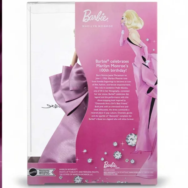 Barbie: Păpușă de colecție Marilyn Monroe 33 cm - Mattel imaginea 7