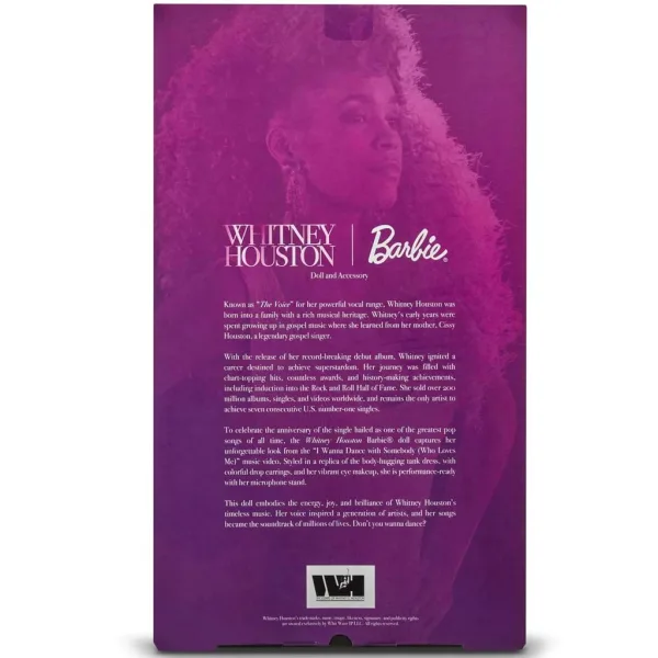 Barbie: Păpușă de colecție Signature Whitney Houston, 33 cm - Mattel imaginea 6