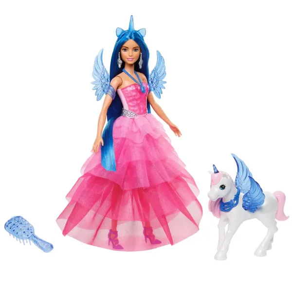 Barbie: Prințesă Pegasus Safir cu accesorii - Mattel imaginea 2