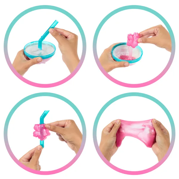 Barbie Reveal shaker parfumat serie cu păpușă cu păr turcoaz și figură de meduză - Mattel imaginea 4