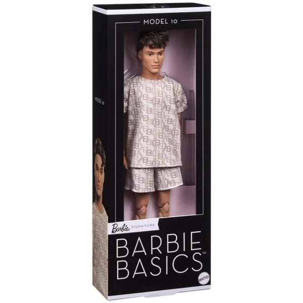 Barbie: Signature Basics Neutral Collection 10 păpușă Ken de colecție - Mattel imaginea 2