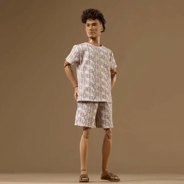 Barbie: Signature Basics Neutral Collection 10 păpușă Ken de colecție - Mattel imaginea 3