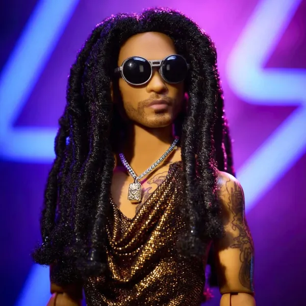 Barbie: Signature Kenbassadors păpușă de colecție Lenny Kravitz 33 cm - Mattel imaginea 3