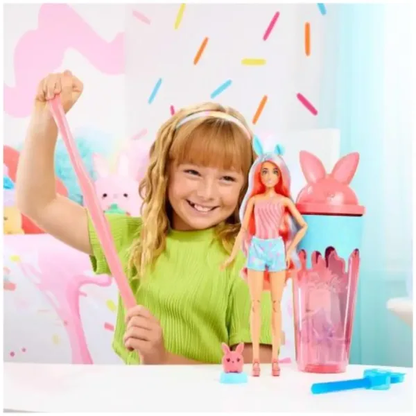Barbie: Slime Reveal Petrecere Animală - Set de joacă Iepuraș - Mattel imaginea 2