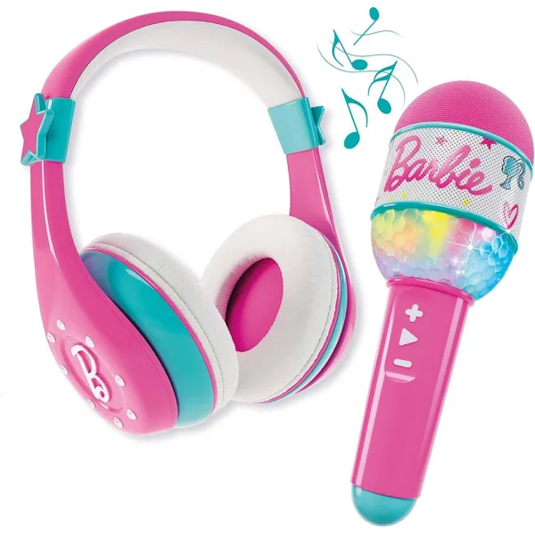Barbie Sound Your Style set cu căști și microfon - Lisciani imaginea 3