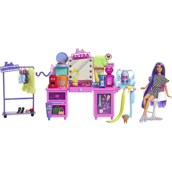 Barbie: vestiar extravagant cu păpușă - Mattel imaginea 3