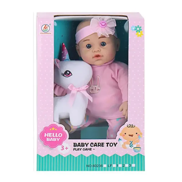 Bebeluș cu animal 30cm mai multe variante 1 bucată imaginea 2