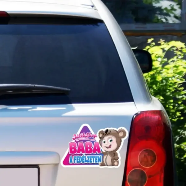 Bebeluș pe punte autocolant imaginea 2