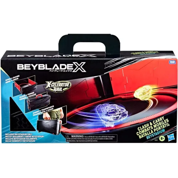 Beyblade X: Beystadium Clash & Carry arenă de luptă portabilă – Hasbro imaginea 2