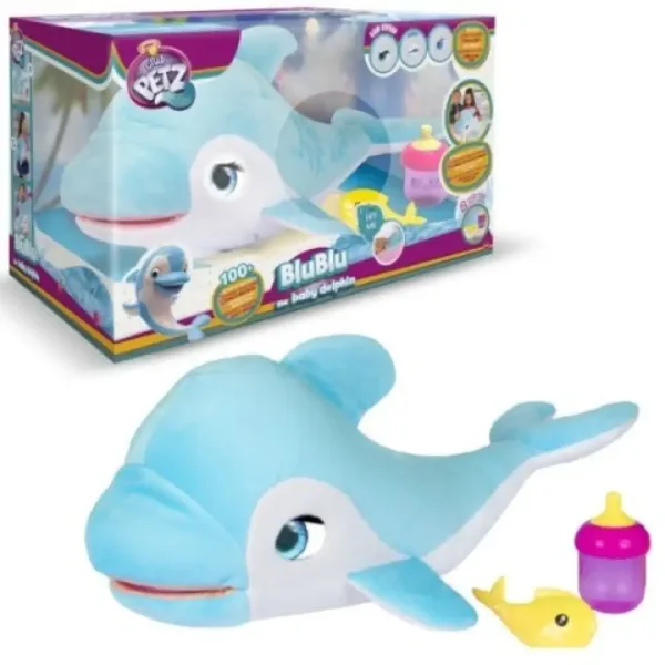 BluBlu interactiv pluș baby delfin imaginea 4