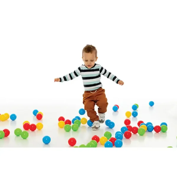 Minge colorate în plasă 60buc - D-Toys imaginea 3