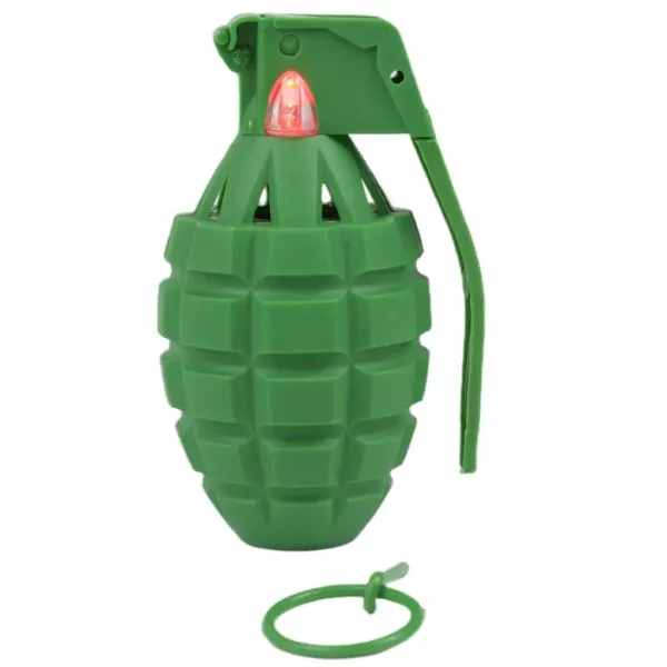 Breah: jucărie grenadă de mână cu sunete și lumini culoarea verde 11cm imaginea 4