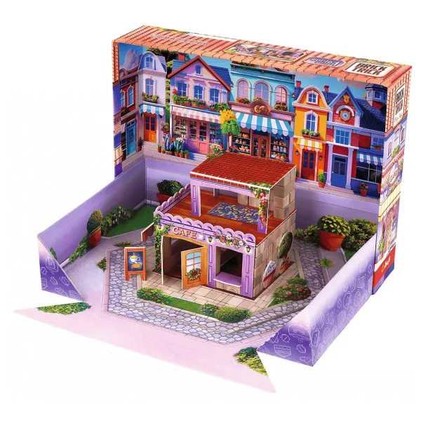 Brick Trick construim din cărămizi: My City Cafenea 50 de piese joc de construcție - Trefl imaginea 2