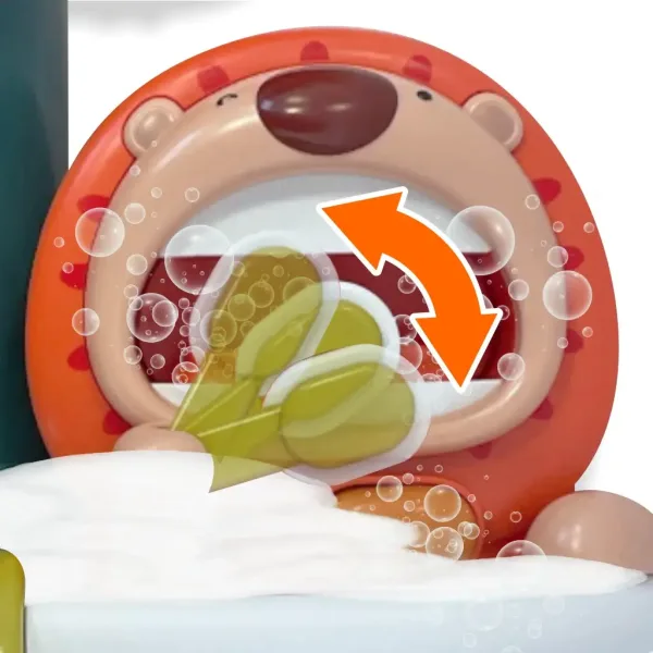 Bubble Bath Toys Leu jucărie de baie cu cană imaginea 3