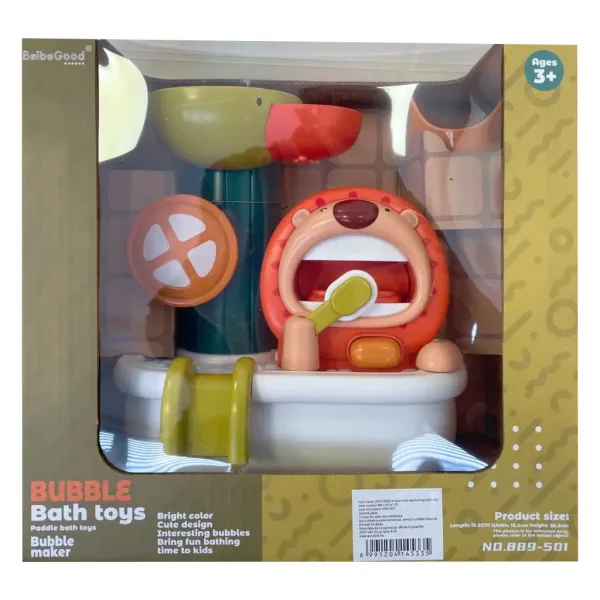 Bubble Bath Toys Leu jucărie de baie cu cană imaginea 9