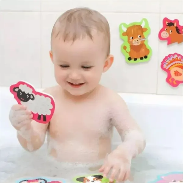 Buddy & Barney Jucărie de baie puzzle - Grajd imaginea 2