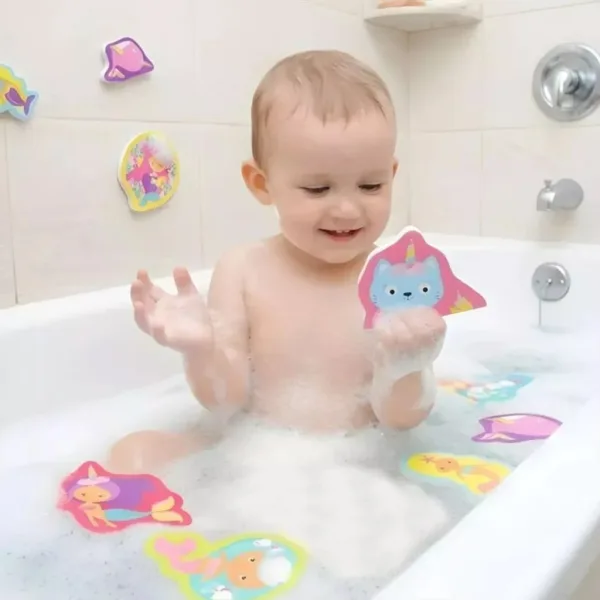 Buddy & Barney Jucărie de baie puzzle - Sirene magice imaginea 3