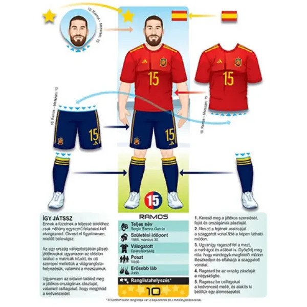 Caietele cu autocolante ale stelelor fotbalului imaginea 6