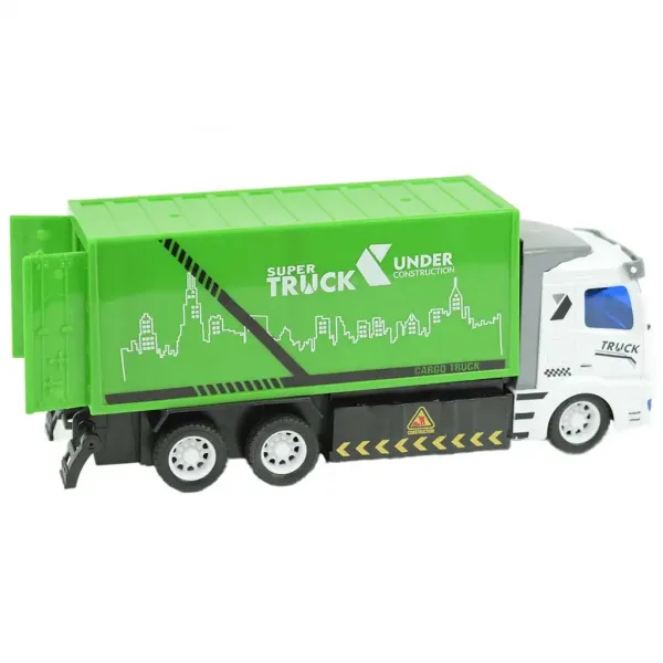 Camion de gunoi cu telecomandă RC cu efecte de lumină la scară 1/48 18cm imaginea 2