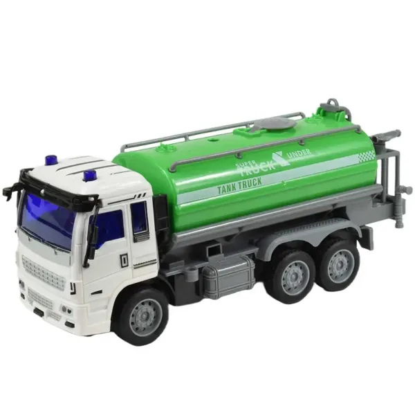 Camion de gunoi ​​cu telecomandă RC cu efecte de lumina 27MHz 20cm in diverse versiuni 1bucată imaginea 8