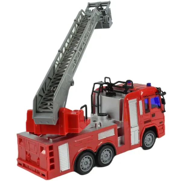 Camion de pompieri cu lumini telecomandă RC 27MHz 20cm în trei versiuni 1bucată imaginea 6