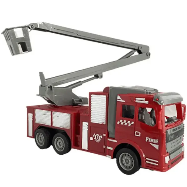 Camion de pompieri cu telecomandă RC cu coș de ridicare la scară 1/30 22cm imaginea 4